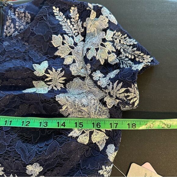 JS COLLECTIONS EMBROIDERED LACE MAXI GOWN DRESS 6 NWT - Picture 9 of 14